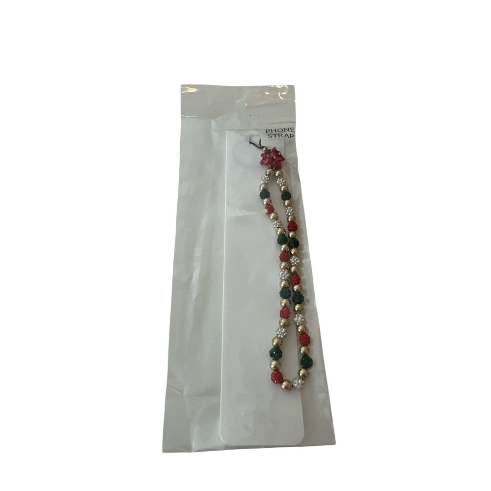 Christmas Phone Strap Charm  Keychain Holiday Gift‎ New